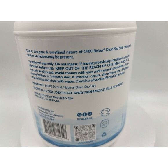 Dead Sea Magnesium  Bath Salts - LA SALT CO 100% PURE Dead Sea Salt 5 lbs. - Picture 5 of 6